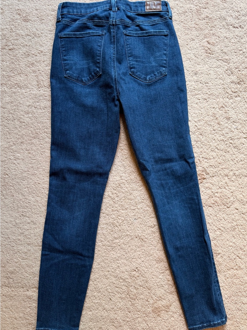 American Eagle Outfitters BFF Luxe Stretch Jeggings Medium Dark Blue Wash - Picture 2 of 3